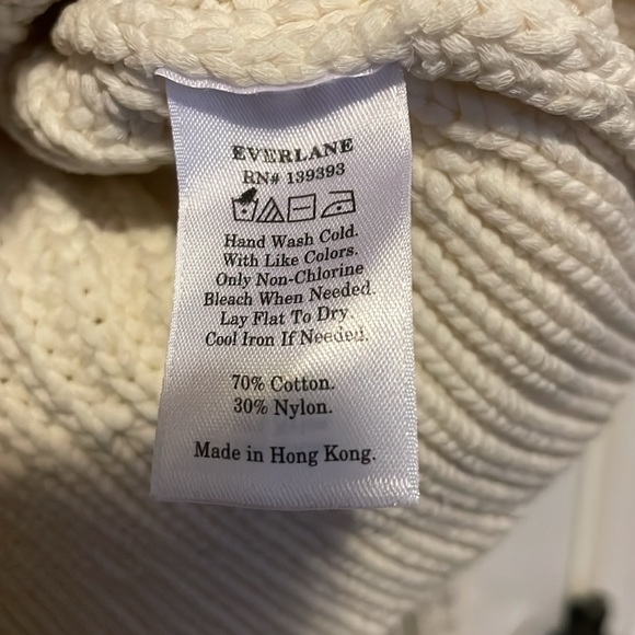 Everlane Cream Cardigan Sweater - Picture 5 of 6